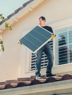 Installation einer Photovoltaikanlage