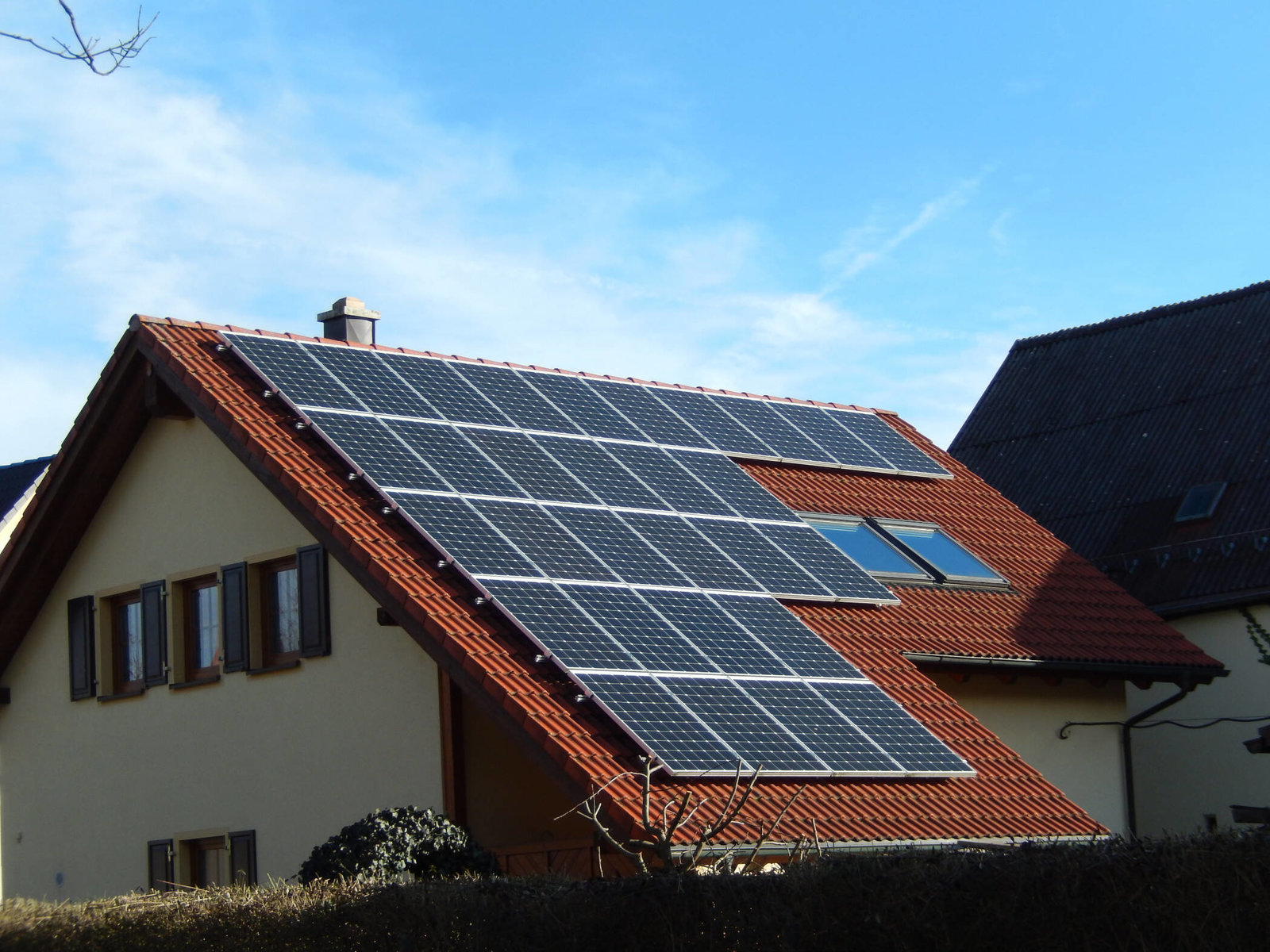 Anlage von Greiner Elektro- und Solartechnik