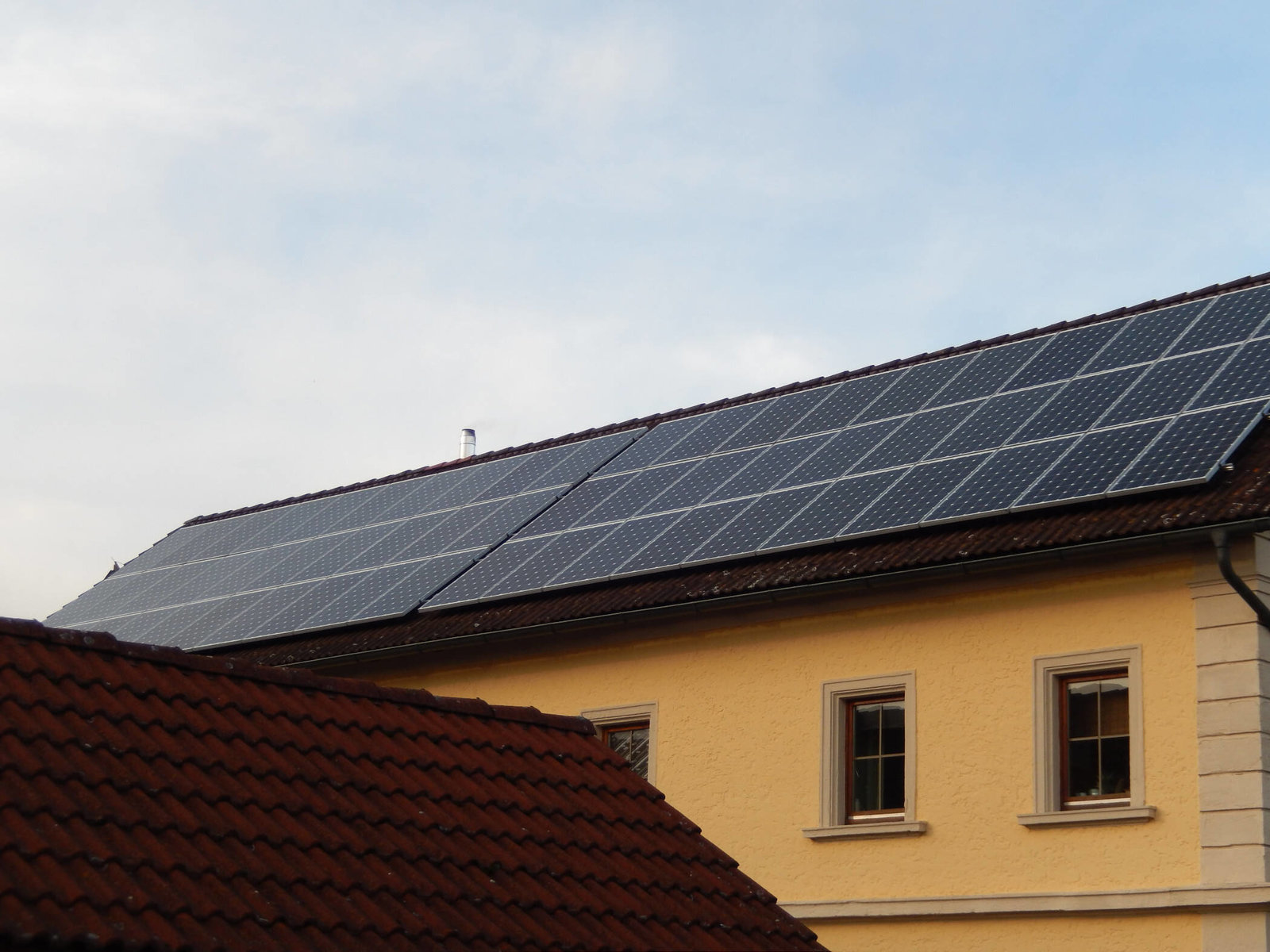 Solaranlage auf Dach